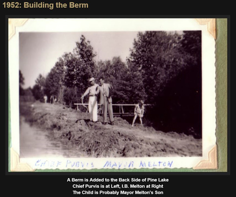 1952: Building the berm
